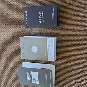 Creed Aventus Parfum ,Bulgari Pour Homme Eau de Toilette - Silver and White